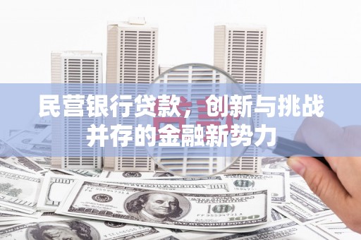 红塔民营银行贷款，创新与挑战并存的金融新势力