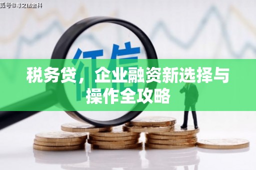 红塔税务贷，企业融资新选择与操作全攻略