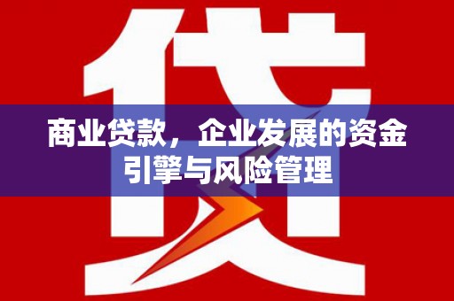 红塔商业贷款，企业发展的资金引擎与风险管理