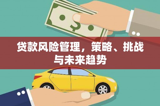 红塔贷款风险管理，策略、挑战与未来趋势