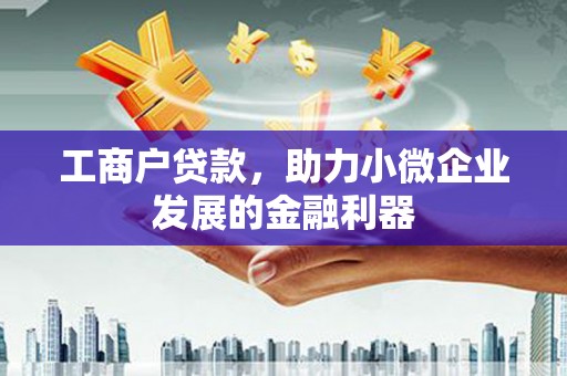 红塔工商户贷款，助力小微企业发展的金融利器