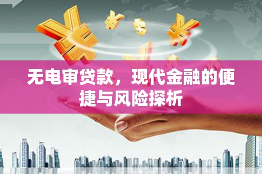 红塔无电审贷款，现代金融的便捷与风险探析