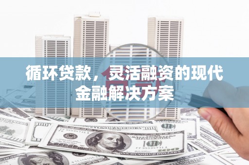 红塔循环贷款，灵活融资的现代金融解决方案