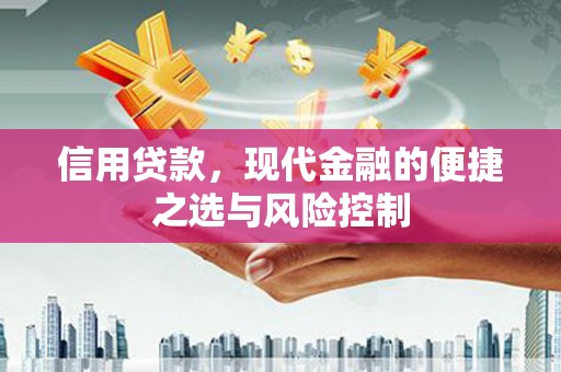红塔信用贷款，现代金融的便捷之选与风险控制
