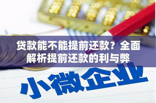红塔贷款能不能提前还款？全面解析提前还款的利与弊