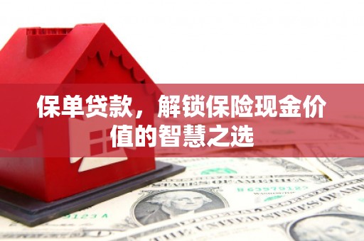 红塔保单贷款，解锁保险现金价值的智慧之选