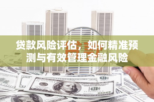 红塔贷款风险评估，如何精准预测与有效管理金融风险