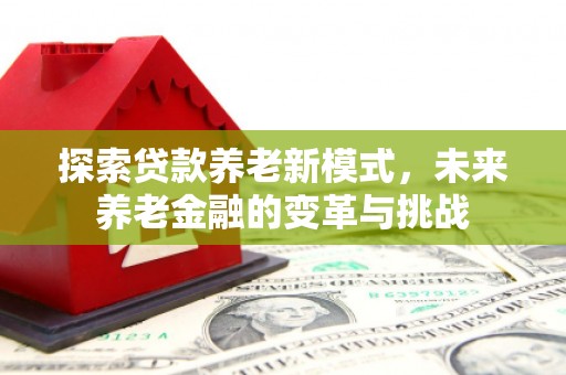 红塔探索贷款养老新模式，未来养老金融的变革与挑战