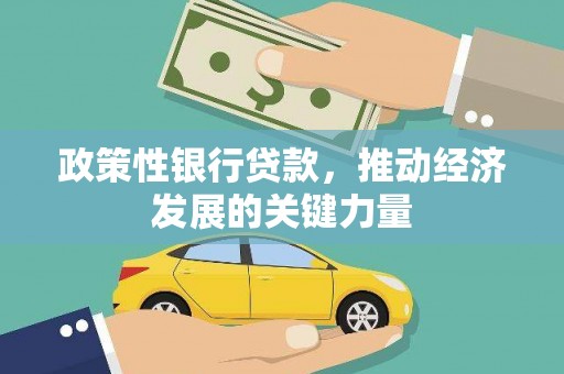 红塔政策性银行贷款，推动经济发展的关键力量
