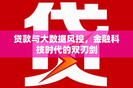 红塔贷款与大数据风控，金融科技时代的双刃剑