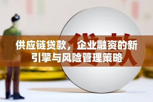 红塔供应链贷款，企业融资的新引擎与风险管理策略