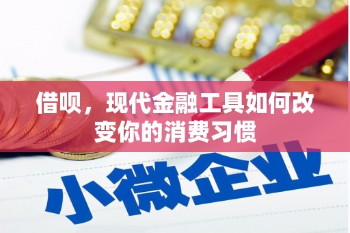 红塔借呗，现代金融工具如何改变你的消费习惯