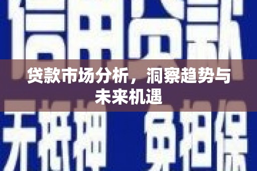 红塔贷款市场分析，洞察趋势与未来机遇