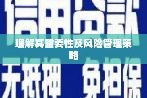 红塔理解其重要性及风险管理策略