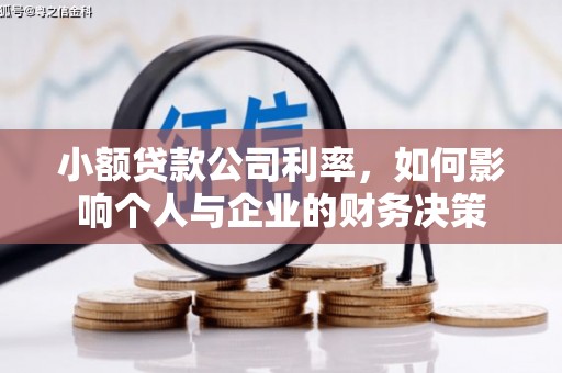 红塔小额贷款公司利率，如何影响个人与企业的财务决策