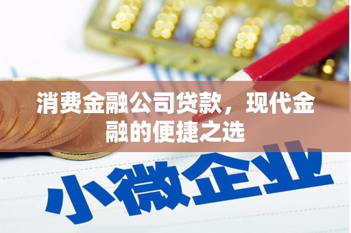 红塔消费金融公司贷款，现代金融的便捷之选