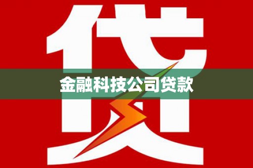 红塔金融科技公司贷款