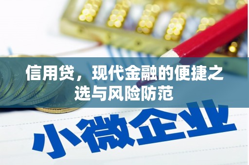 红塔信用贷，现代金融的便捷之选与风险防范