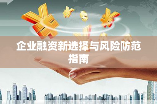 红塔企业融资新选择与风险防范指南