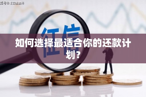 红塔如何选择最适合你的还款计划？
